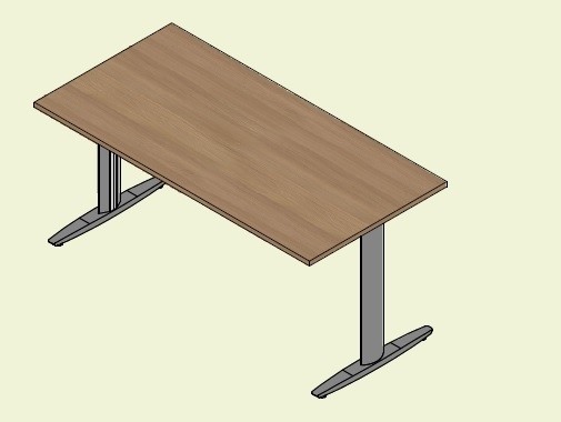 Scrivania Teko prof.80