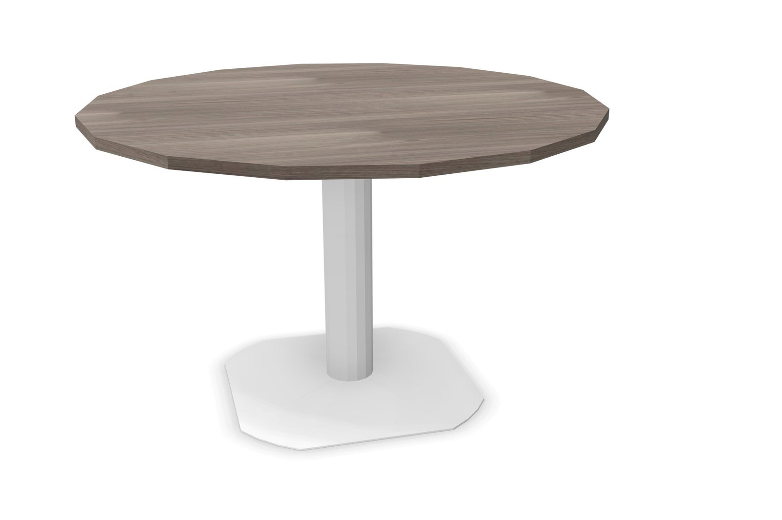 Tavolo riunione  forma tondo base metallo