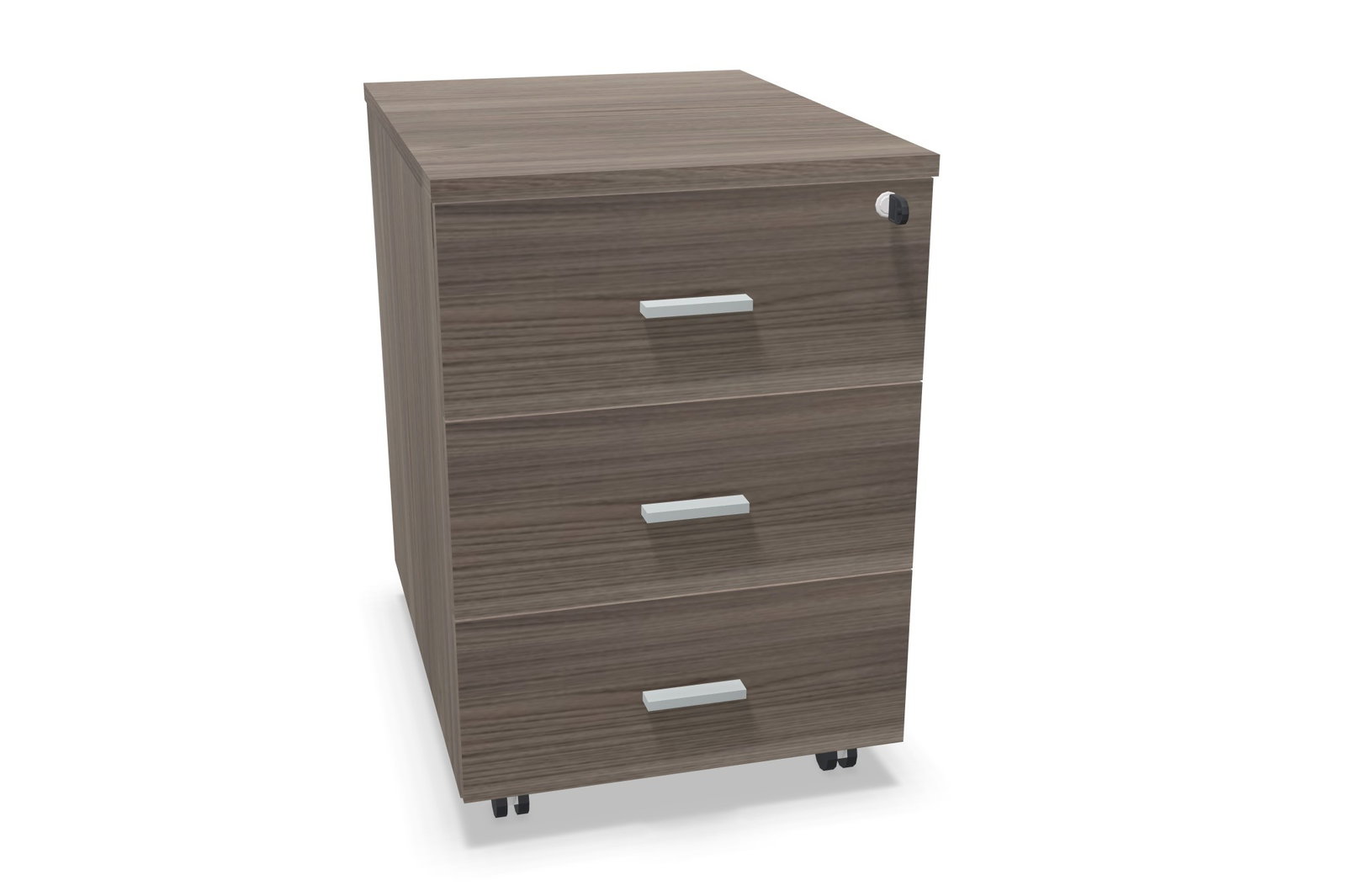 Cassettiera in legno su ruote