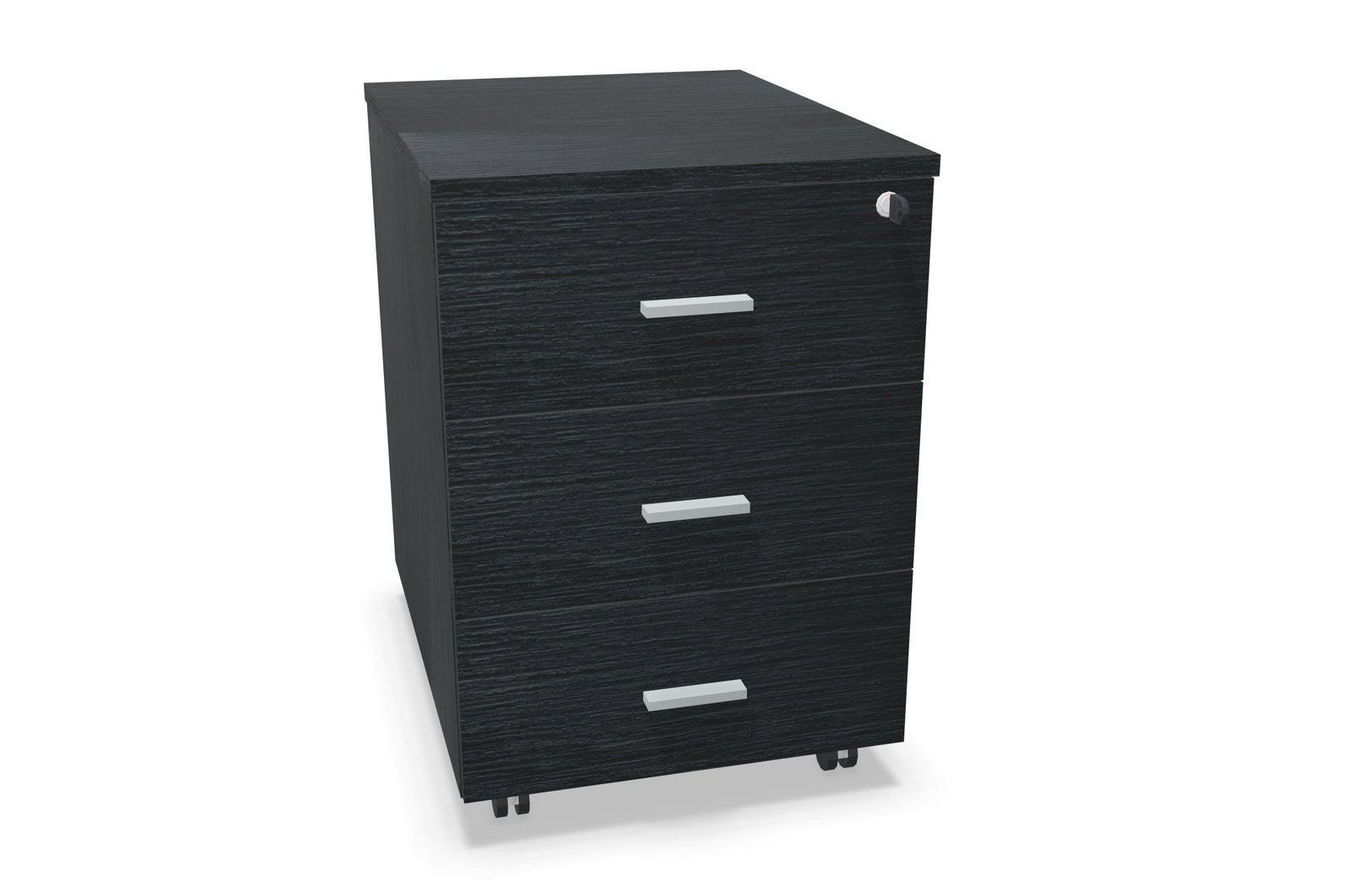 Cassettiera in legno su ruote