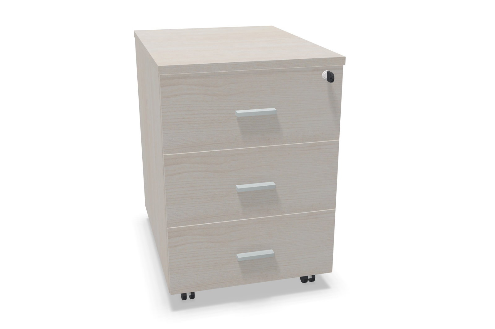 Cassettiera in legno su ruote