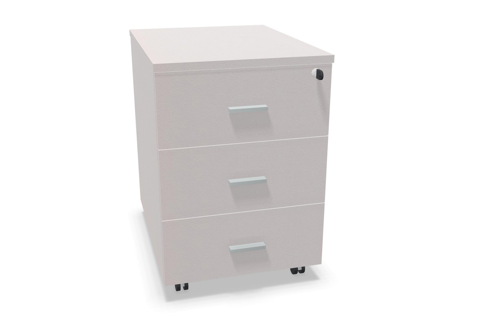 Cassettiera in legno su ruote