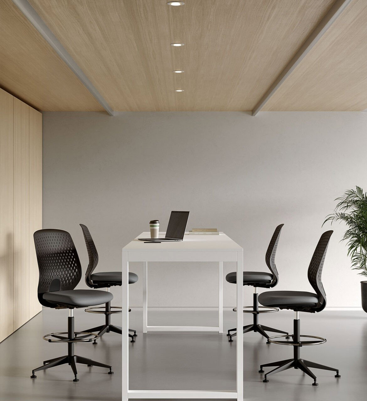 Sgabello da Ufficio linea Key smart