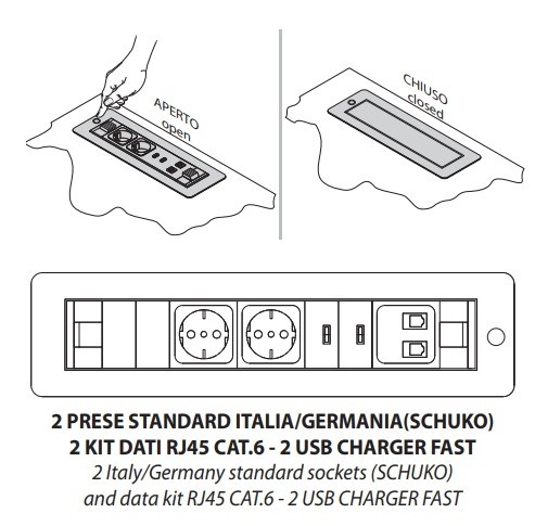 Top access multifunzione 
