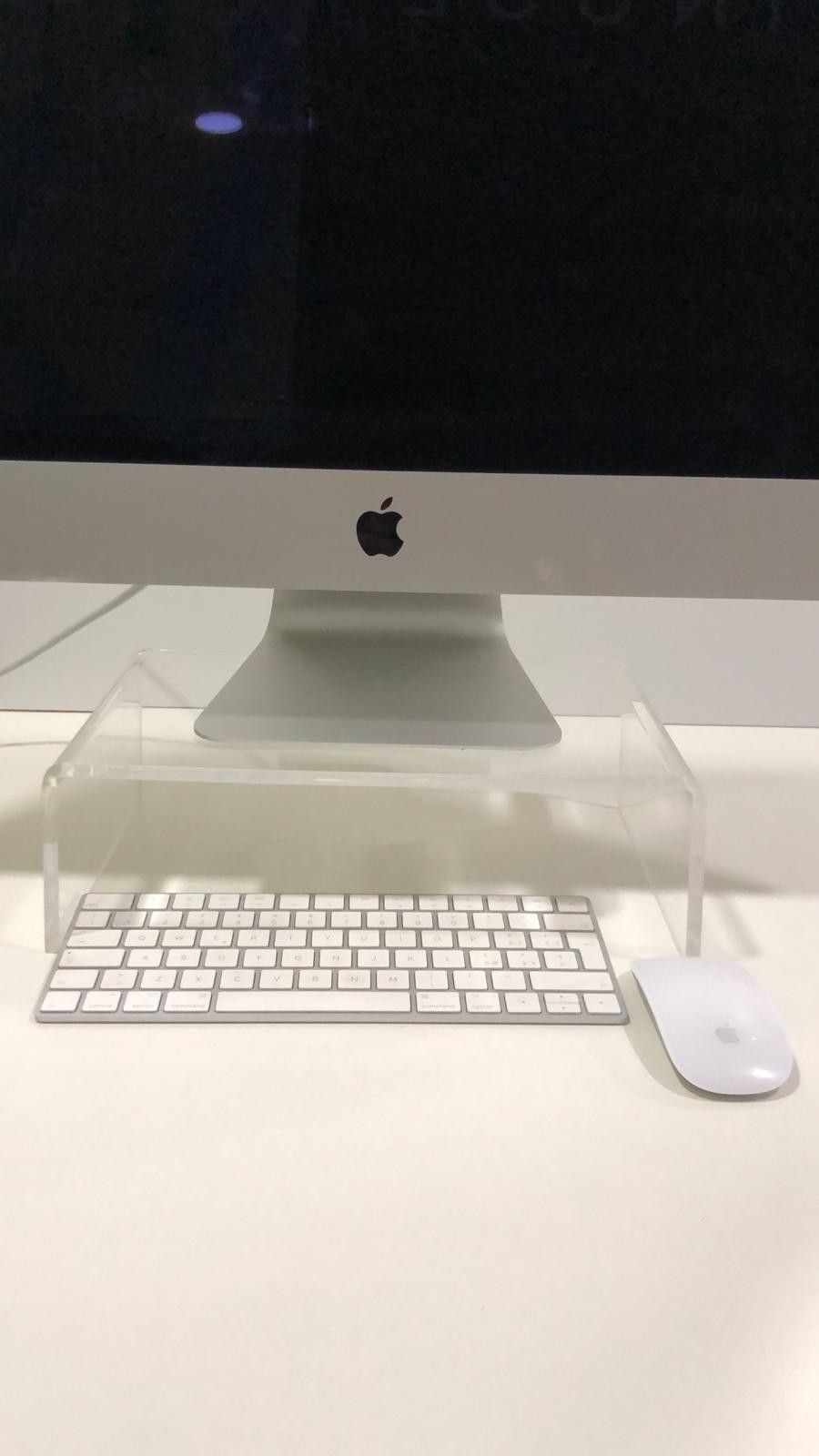 Supporto per monitor in plexiglass
