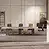 Tavolo riunione con base metallo e top access , serie Go steel