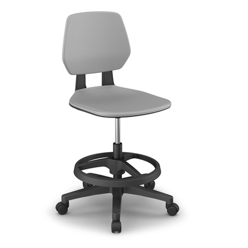 Sgabello in plastica, operativo