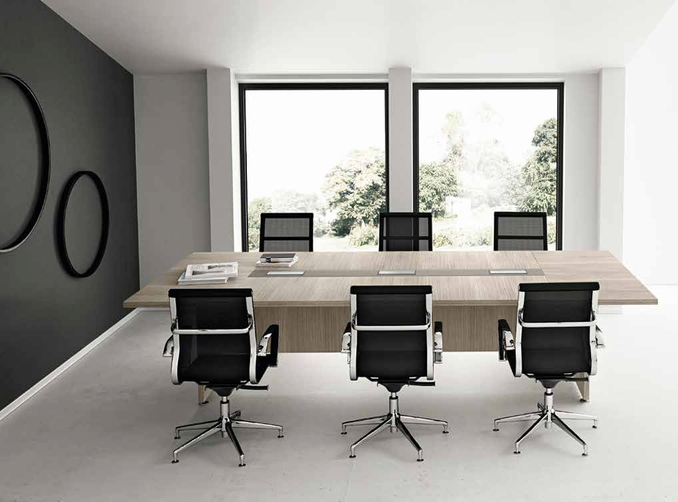 Tavolo riunione go easy con top access