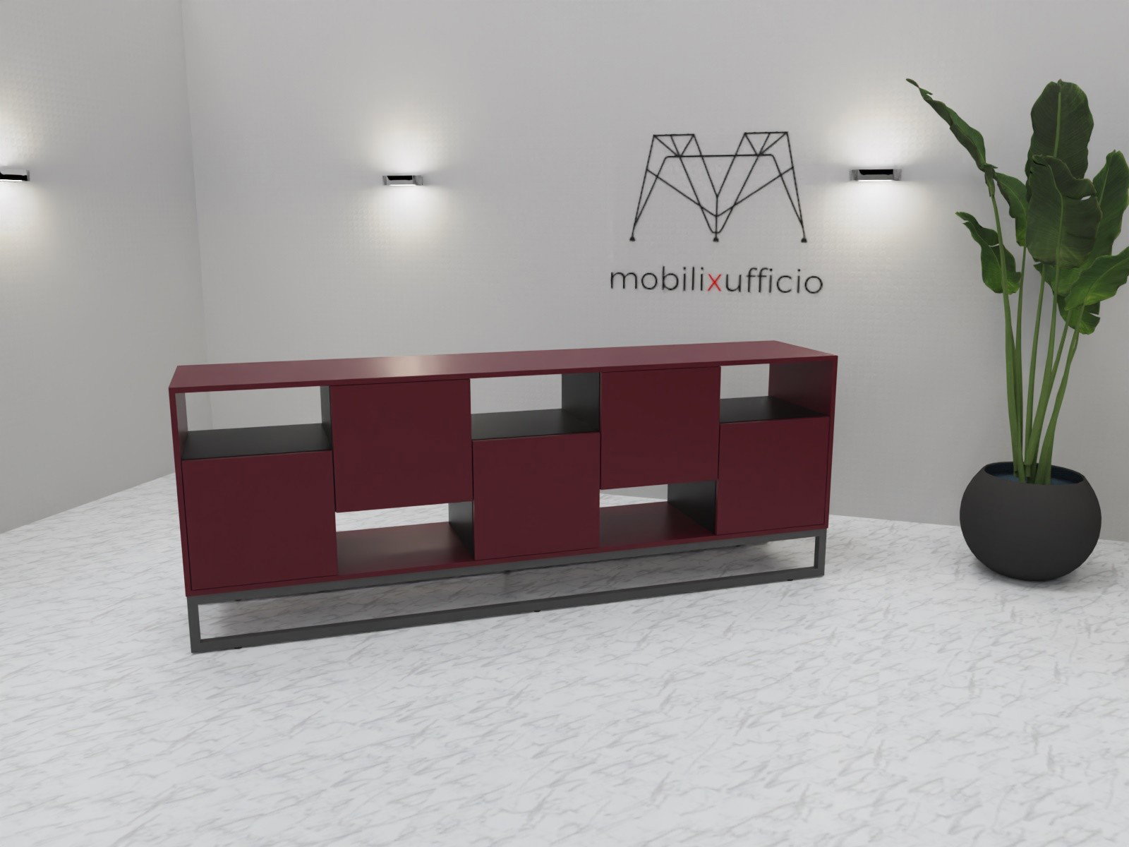 Madia composizione in laccato