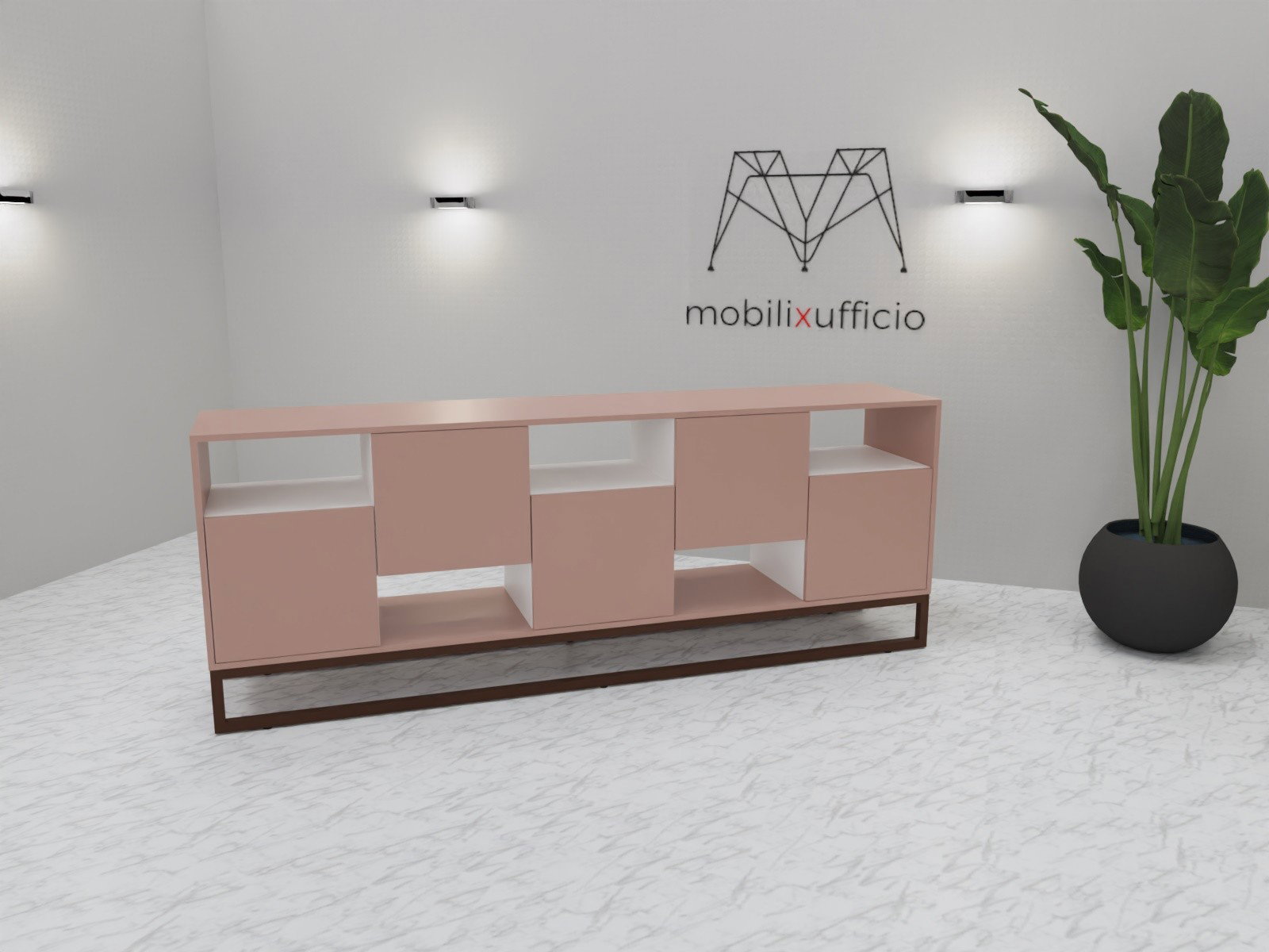 Madia composizione in laccato