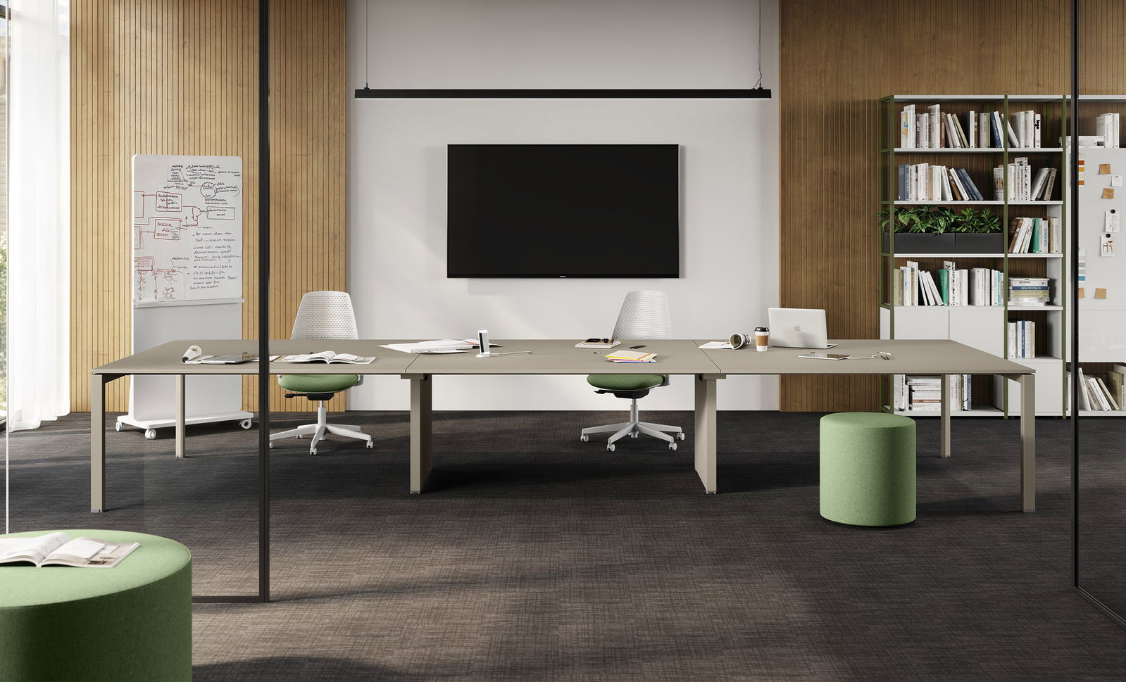 Tavolo riunione executive prof. 165