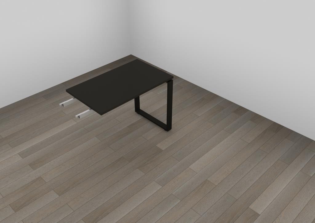 Allungo per Scrivania Loft con gamba ad anello