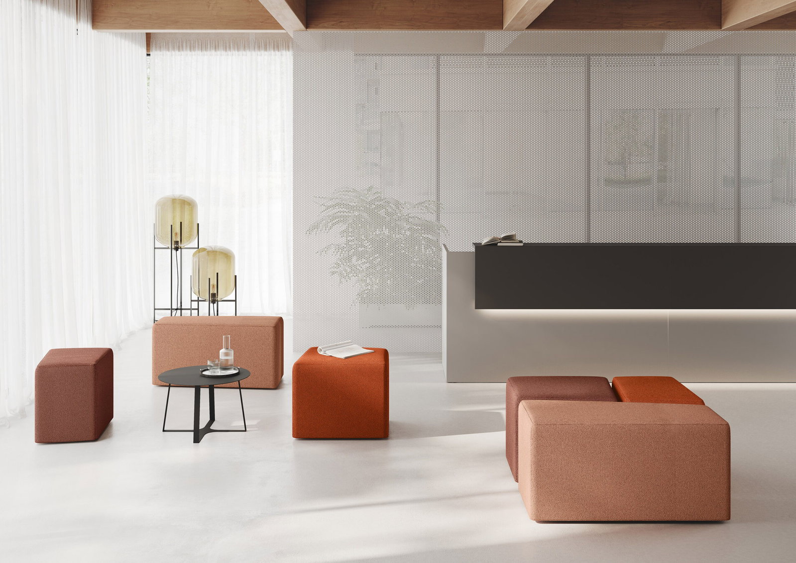 Pouf - componibile - varie forme geometriche