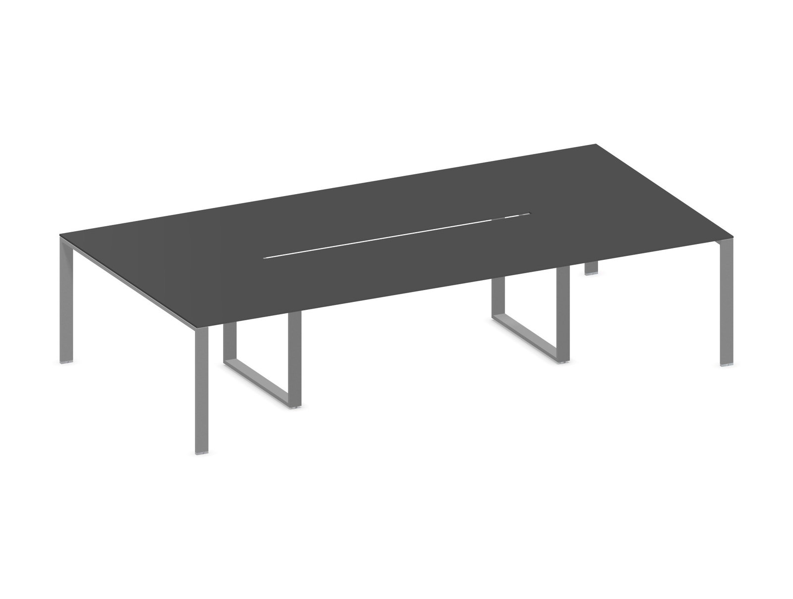 Meeting table funny piano vetro